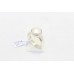 Stamped 925 Sterling Silver Unisex Ring Pearl Gemstone Size 20